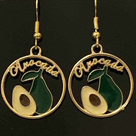 Avocado Earring, Funny Food Earring, Taco Tuesday Earring, Cinco De Mayo Earring - Picture 1 of 7